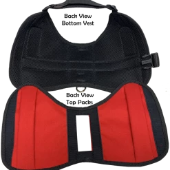 Service Dog Saddle Bag Harness Vest W/ Removable Packs -Agility Shop 707552 110 full 57430.1646859035