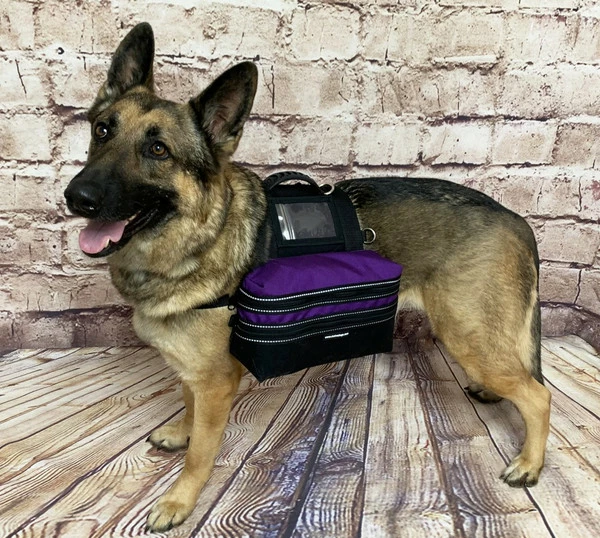 Service Dog Day Trip Pack Bag Harness Vest 2 Service Dog Day Trip Pack Bag Harness Vest - Image 2