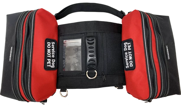 Service Dog Day Trip Pack Bag Harness Vest 6 Service Dog Day Trip Pack Bag Harness Vest - Image 6