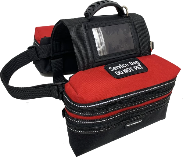 Service Dog Day Trip Pack Bag Harness Vest 11 Service Dog Day Trip Pack Bag Harness Vest - Image 11