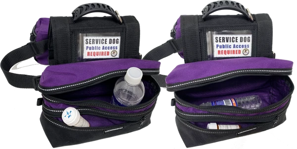 Service Dog Day Trip Pack Bag Harness Vest 3 Service Dog Day Trip Pack Bag Harness Vest - Image 3