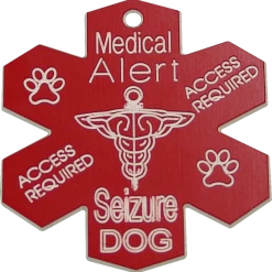 Medical Alert Seizure Dog ID Tag