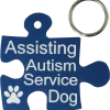 Autism Service Dog Tag