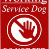 Working Service Dog ID Tag