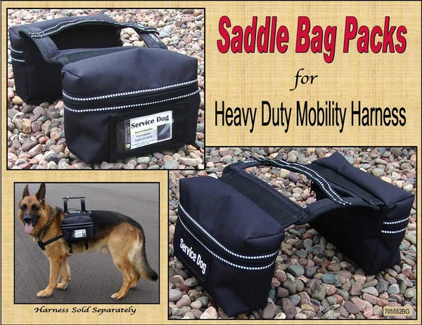 Saddle Bag Packs For Heavy Duty Mobility Harness 3 Saddle Bag Packs For Heavy Duty Mobility Harness - Image 3