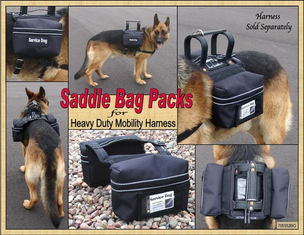 Saddle Bag Packs For Heavy Duty Mobility Harness 4 Saddle Bag Packs For Heavy Duty Mobility Harness - Image 4