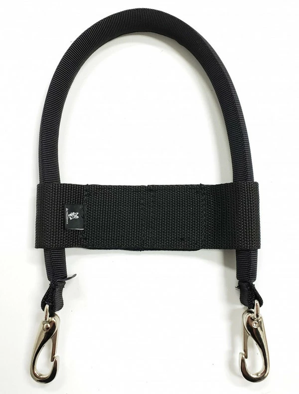 12" Nylon Clip-on Bridge Handle W/Service Dog ID Band 2 12" Nylon Clip-on Bridge Handle W/Service Dog ID Band - Image 2