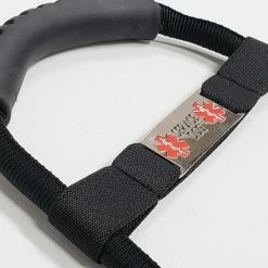 Solid Snap-On Service Dog Bridge Handle With Medical ID Band -Agility Shop 7075559 3 full 75341.1638911513