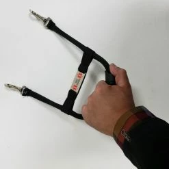 Solid Snap-On Service Dog Bridge Handle With Medical ID Band -Agility Shop 7075559 6 full 70277.1638911518