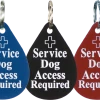 Engraved Plastic Service Dog Access Tag