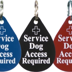 Engraved Plastic Service Dog Access Tag