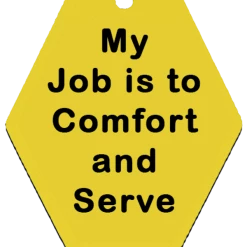 Engraved Plastic Therapy Dog Tag -Agility Shop 7075565TD 2 full 75291.1638911362