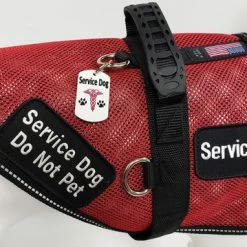 Service Dog Metal Identification Tag Double Sided -Agility Shop 707556MDT 102 full 72332.1638911392