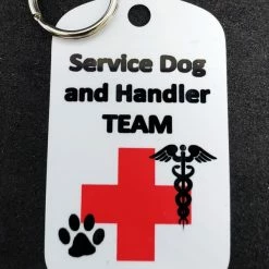 Service Dog Metal Identification Tag Double Sided -Agility Shop 707556MDT 14 full 69601.1638911419