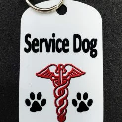 Service Dog Metal Identification Tag Double Sided -Agility Shop 707556MDT 4 full 62397.1638911398