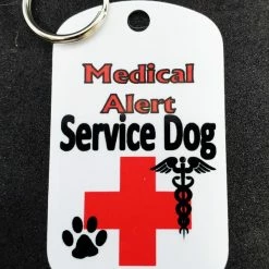 Service Dog Metal Identification Tag Double Sided -Agility Shop 707556MDT 8 full 11303.1638911410