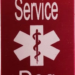 Aluminum Service Dog Tag - Dog & Handler Double Sided Registered Tag -Agility Shop 7075577R 13 full 16282.1638911485