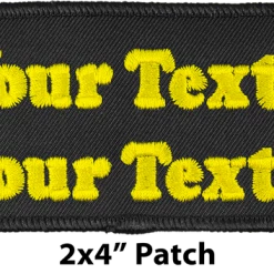Custom Embroidered Text Patch 13 Custom Embroidered Text Patch -Agility Shop 707560CT 5 full 51559.1651489682