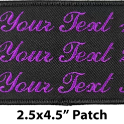 Custom Embroidered Text Patch 14 Custom Embroidered Text Patch -Agility Shop 707560CT 6 full 00494.1651489682