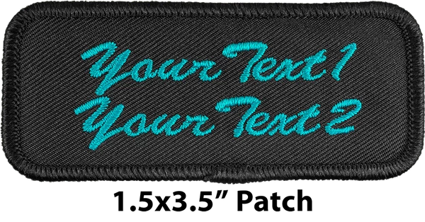 Custom Embroidered Text Patch 10 Custom Embroidered Text Patch - Image 10