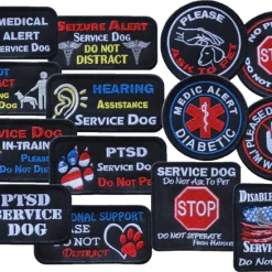 Embroidered Specialty Service Dog Patches