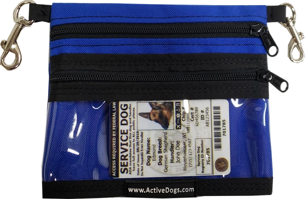 Clip-On Service Dog ID Pocket Bag 12 Clip-On Service Dog ID Pocket Bag - Image 12
