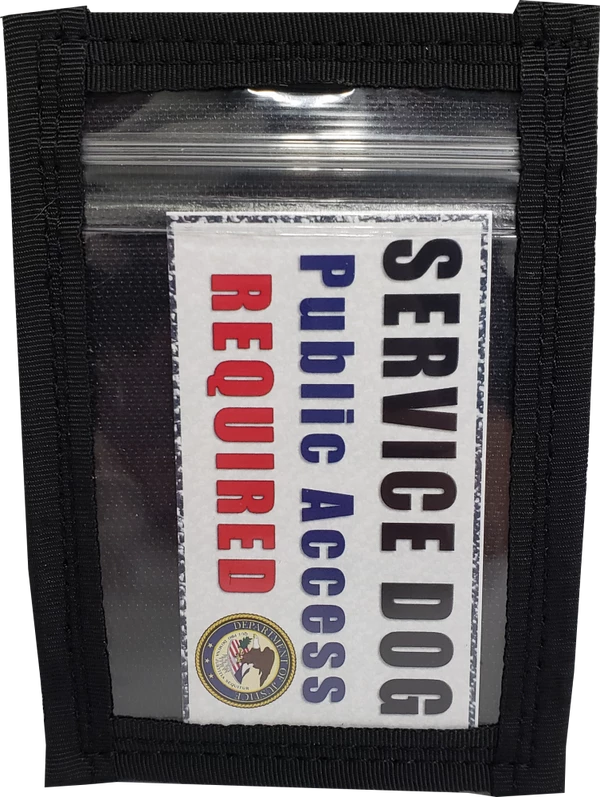 ID Window Pocket W/ Velcro Backing 5 ID Window Pocket W/ Velcro Backing - Image 5