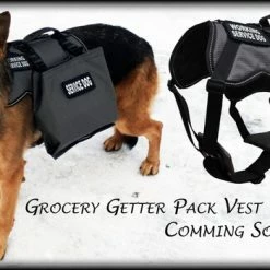 Service Dog Saddle Bag Grocery Getter Harness Vest 55 Service Dog Saddle Bag Grocery Getter Harness Vest -Agility Shop 707579 25 full 91359.1638911473