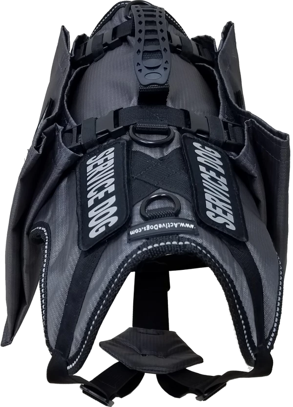 Service Dog Saddle Bag Grocery Getter Harness Vest 14 Service Dog Saddle Bag Grocery Getter Harness Vest - Image 14