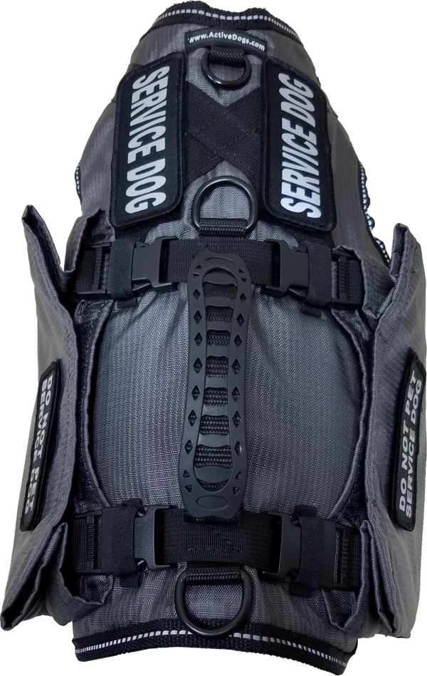 Service Dog Saddle Bag Grocery Getter Harness Vest 16 Service Dog Saddle Bag Grocery Getter Harness Vest - Image 16