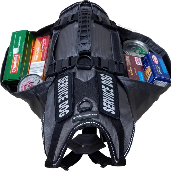 Service Dog Saddle Bag Grocery Getter Harness Vest 4 Service Dog Saddle Bag Grocery Getter Harness Vest - Image 4