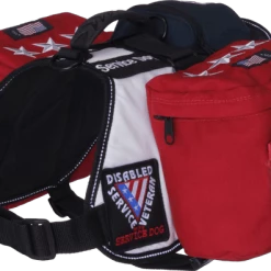 Patriotic Tri Pack Service Dog Vest -Agility Shop 707584 3 full 01955.1638911457