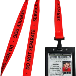 Service Dog Do Not Separate Identification Lanyard & ID Carrier