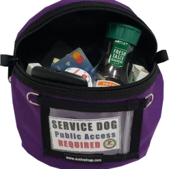 Service Dog Clip-on Large Bag W/ ID Window -Agility Shop 707761 13 full 74232.1638911520