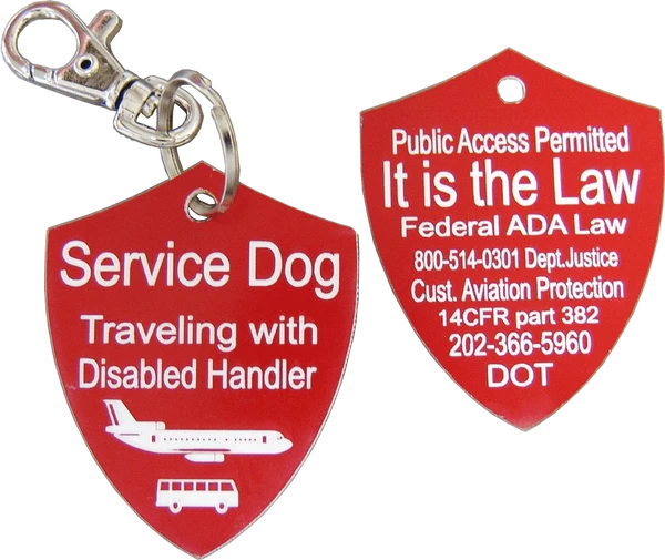 Premium Service Dog Travel Kit + 2 Identification Cards + Travel Tag + Service Dog Pouch + Free Digital Copy 7 Premium Service Dog Travel Kit + 2 Identification Cards + Travel Tag + Service Dog Pouch + Free Digital Copy - Image 7
