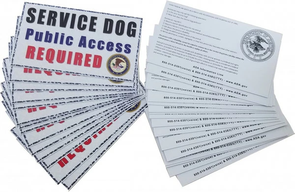 Premium Service Dog Travel Kit + 2 Identification Cards + Travel Tag + Service Dog Pouch + Free Digital Copy 8 Premium Service Dog Travel Kit + 2 Identification Cards + Travel Tag + Service Dog Pouch + Free Digital Copy - Image 8
