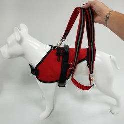 Service Dog Reflective Built-In Poop Bag Leash - 13 Color Variety -Agility Shop 707763 3 full 78540.1638911514