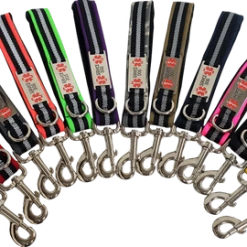 Service Dog Reflective Pull Tab Leash - 13 Color Variety -Agility Shop 707766 30 full 18309.1638911533
