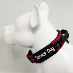Service Dog Reflective Patch Collar W/ Handle -Agility Shop 707767 14 full 00288.1638911513