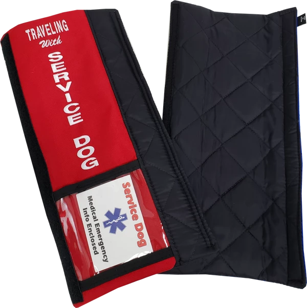 Medical Alert Service Dog Padded Seat Belt Cover 2 Medical Alert Service Dog Padded Seat Belt Cover - Image 2