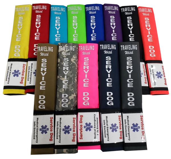 Medical Alert Service Dog Padded Seat Belt Cover 4 Medical Alert Service Dog Padded Seat Belt Cover - Image 4