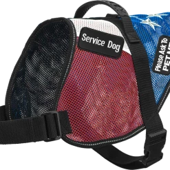 Patriotic Mesh Service Dog Vest
