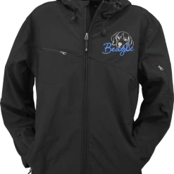 Hooded Soft Shell Jacket - Breed Specific Portrait Outline -Agility Shop 934078 c7 full 74990.1638911481