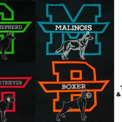 Letterman Hoodie - Breed Specific -Agility Shop 935001 Examples Black full 21137.1638911420