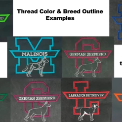 Letterman Hoodie - Breed Specific -Agility Shop 935001 Examples Gray full 85734.1638911414