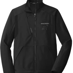 Letterman Soft Shell Jacket - Breed Specific -Agility Shop 935002 105 full 45372.1638911453