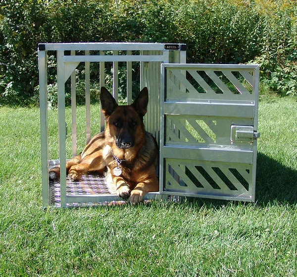 Full Vent Aluminum Dog Crate 2 Full Vent Aluminum Dog Crate - Image 2