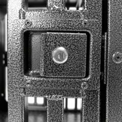 Powder Coated Double Door Diamond Tread Aluminum Dog Crate -Agility Shop 991008LP 4 full 54227.1638911347