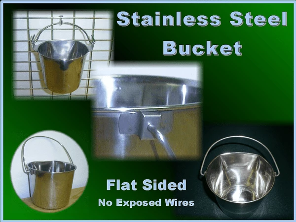 Stainless Steel Flat Sided Pails 4 Stainless Steel Flat Sided Pails - Image 4