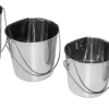 Stainless Steel Flat Sided Pails